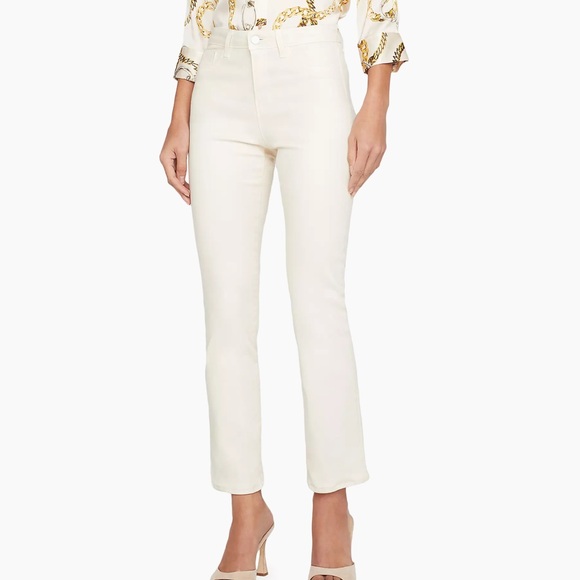 Ginny High-Rise Straight-Leg Pant - French Vanilla